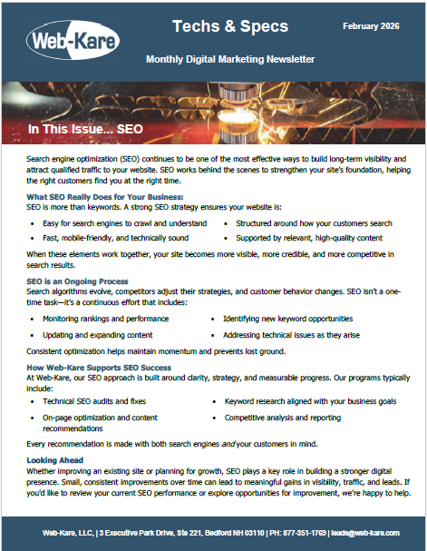 February 2026 Newsletter Cover