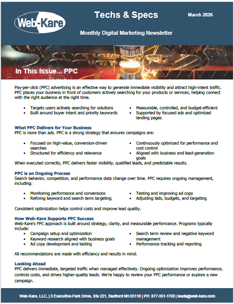 March 2026 Newsletter Cover