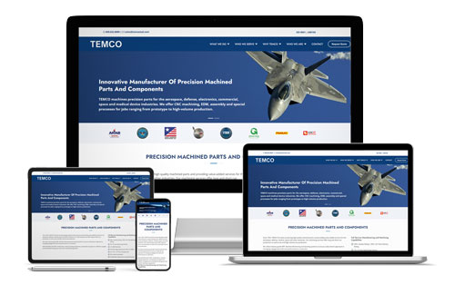 Client TEMCO Web Design, PPC, Content Management